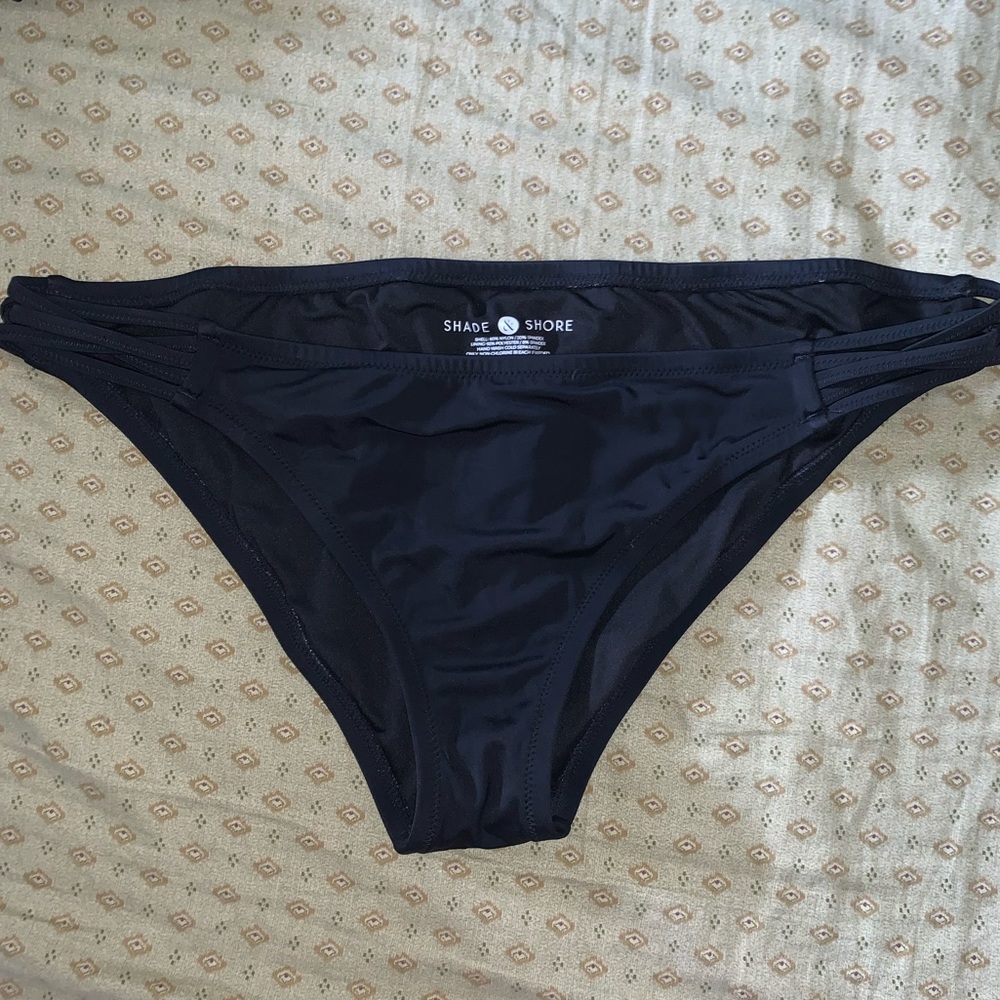 Black Shade & shore bathing suit bottoms